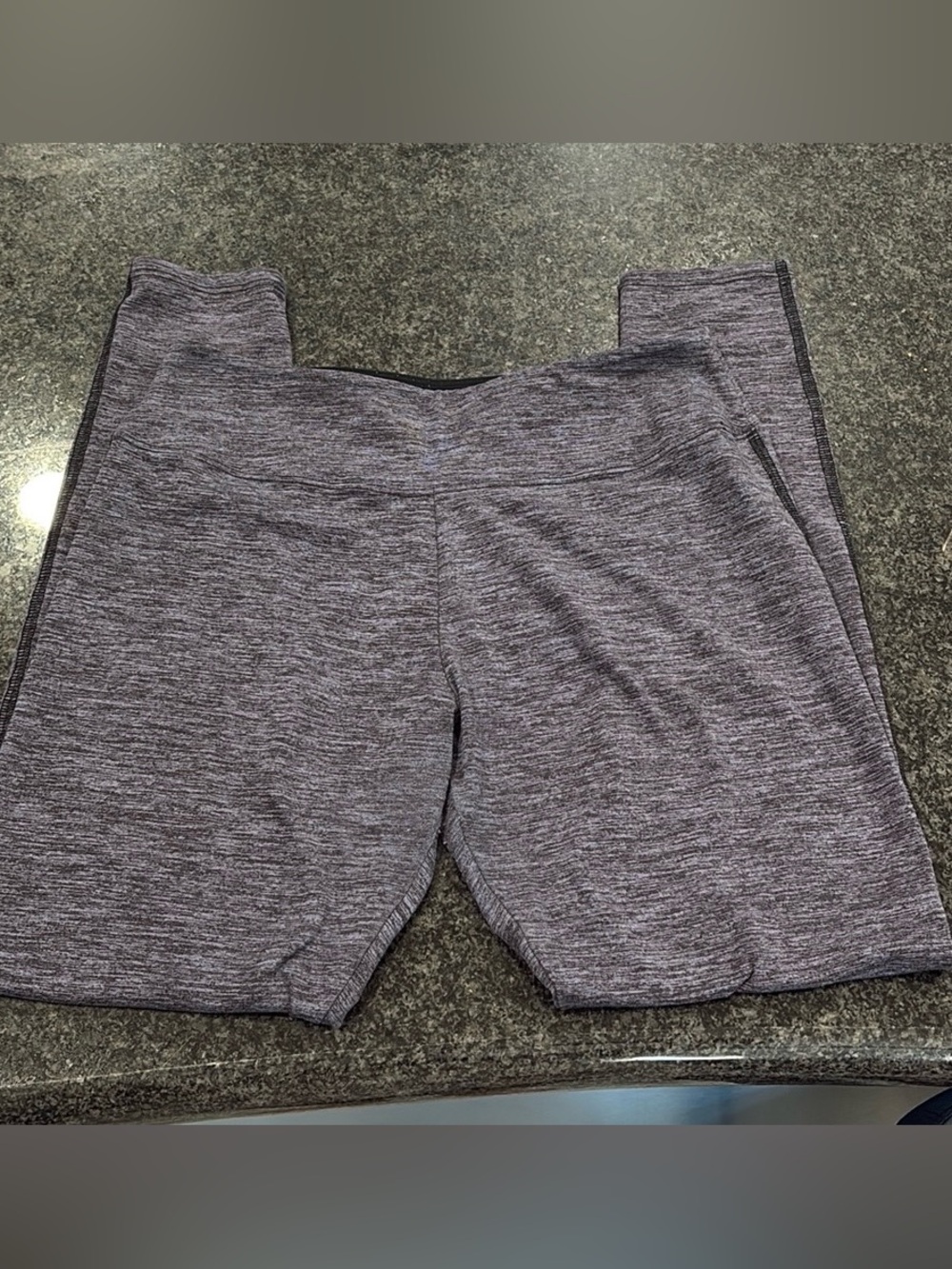 So Low Women’s Stretch Heathered Purple Active Leggings